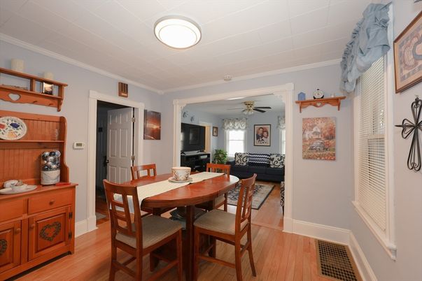 Dining room, Interior, Wood Texture Flooring