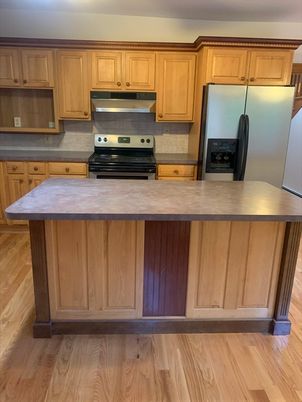 Interior, Kitchen, Wood Texture Flooring
