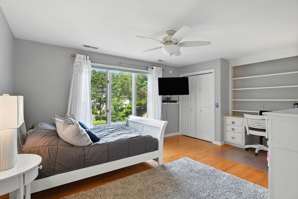 Bedroom, Home Office, Interior, Wood Texture Flooring