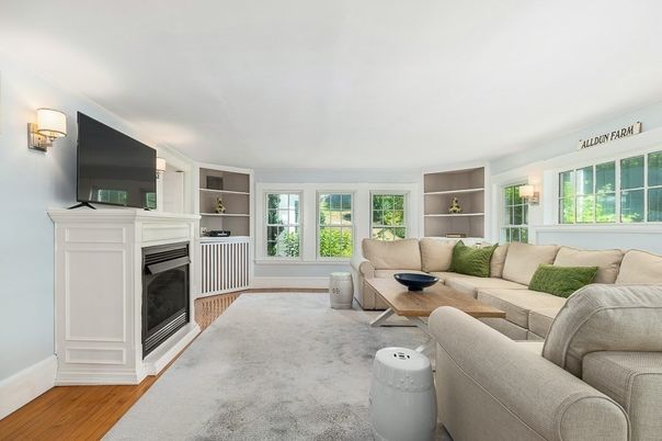 Fireplace, Interior, Living room, Wood Texture Flooring