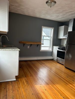 Interior, Kitchen, Wood Texture Flooring