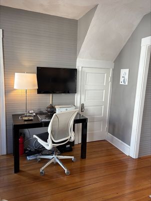 Home Office, Interior, Wood Texture Flooring