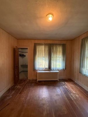 Empty room, Interior, Wood Texture Flooring, Wooden Walls