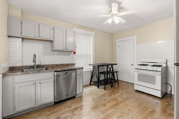 Interior, Kitchen, Wood Texture Flooring