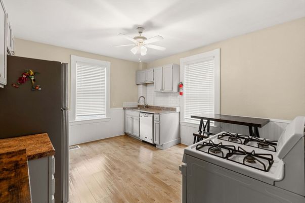 Interior, Kitchen, Wood Texture Flooring