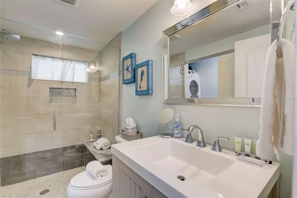 Bathroom, Glass Shower, Interior