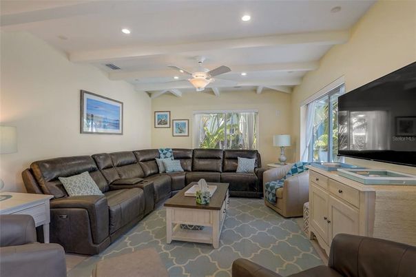 Interior, Living room, Recessed Lighting