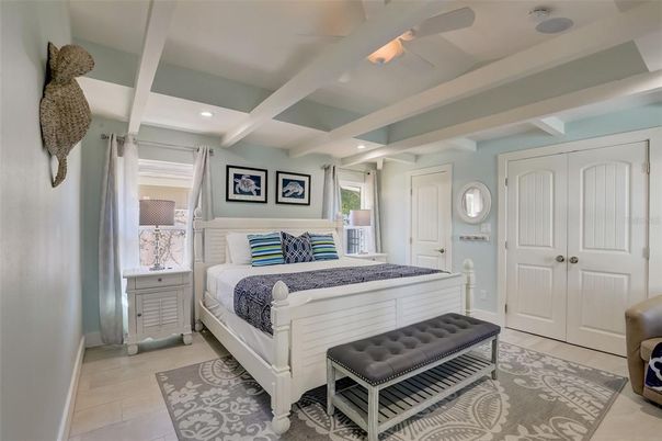 Bedroom, Interior, Recessed Lighting
