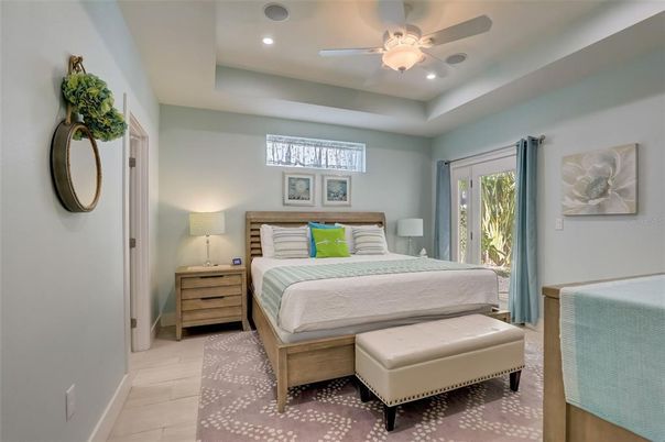 Bedroom, Interior, Recessed Lighting