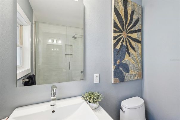 Bathroom, Glass Shower, Interior
