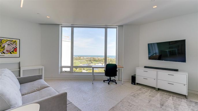 Home Office, Interior, Recessed Lighting, Water