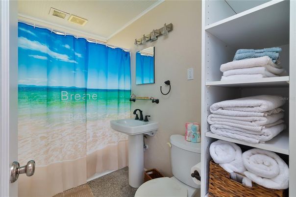 Bathroom, Interior, Wood Texture Flooring