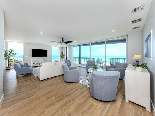 Interior, Living room, Recessed Lighting, Water, Wood Texture Flooring