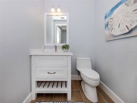 Bathroom, Interior, Wood Texture Flooring