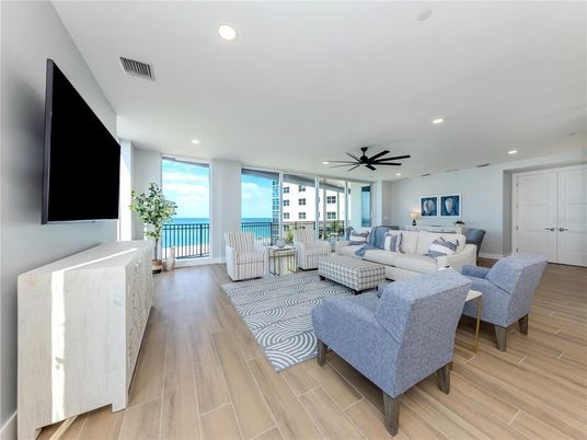 Interior, Living room, Recessed Lighting, Water, Wood Texture Flooring