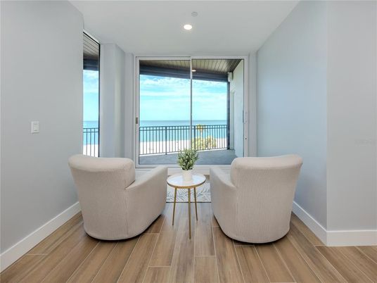 Interior, Living room, Recessed Lighting, Water, Wood Texture Flooring