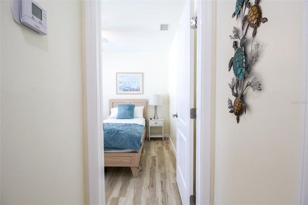 Interior, Bedroom, Wood Texture Flooring