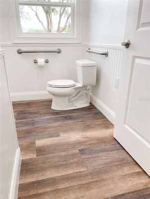 Bathroom, Interior, Wood Texture Flooring