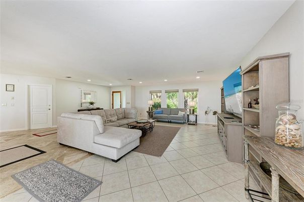 Interior, Living room, Recessed Lighting
