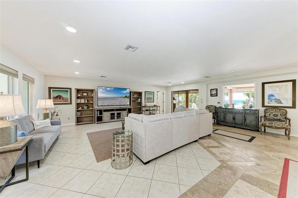 Interior, Living room, Recessed Lighting
