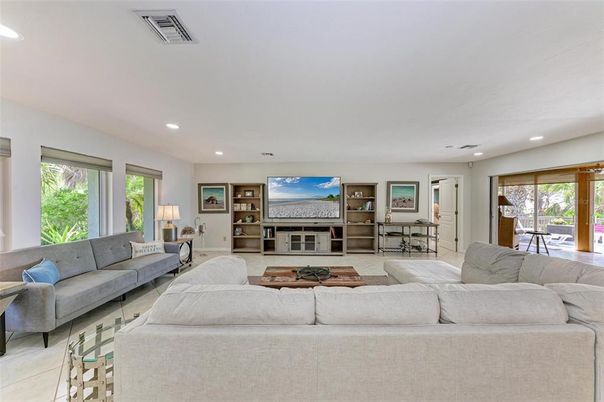 Interior, Living room, Recessed Lighting
