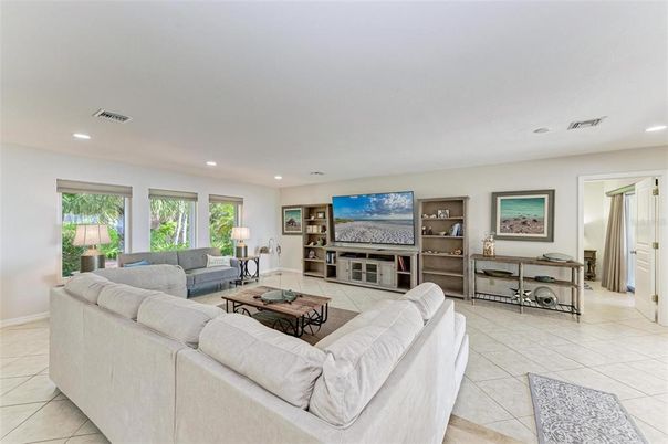 Interior, Living room, Recessed Lighting