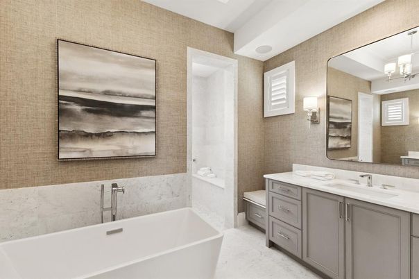Bathroom, Dual Sink Vanities, Free Standing Baths, Interior