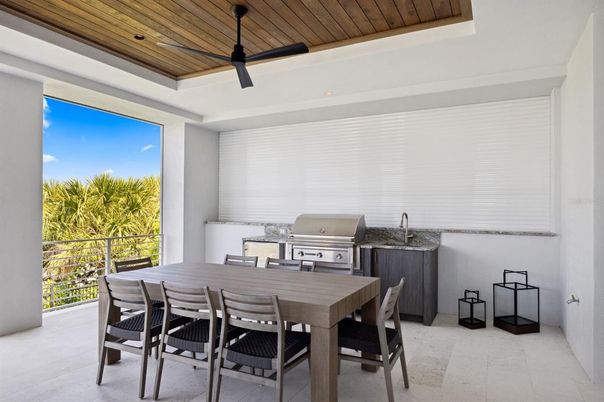 Dining room, Interior, Wooden Ceilings