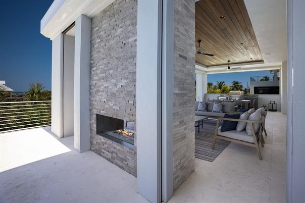 Exterior, Fireplace, Stone Walls