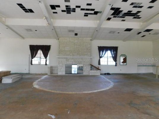 Empty room, Fireplace, Interior, Stone Walls