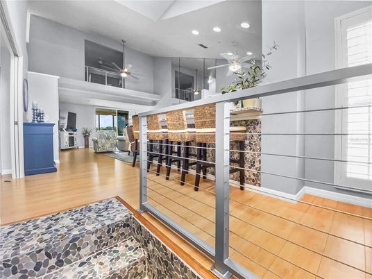 Interior, Recessed Lighting, Wood Texture Flooring