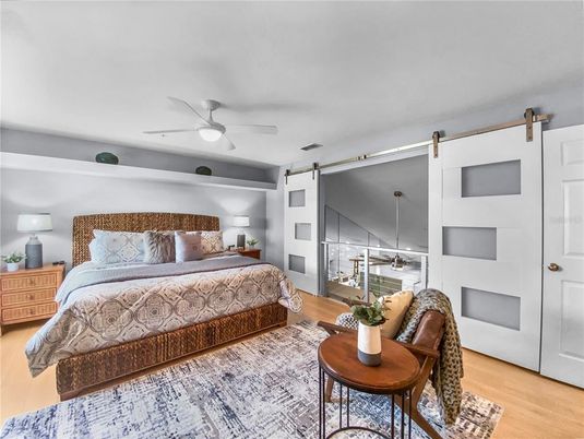 Bedroom, Interior, Wood Texture Flooring