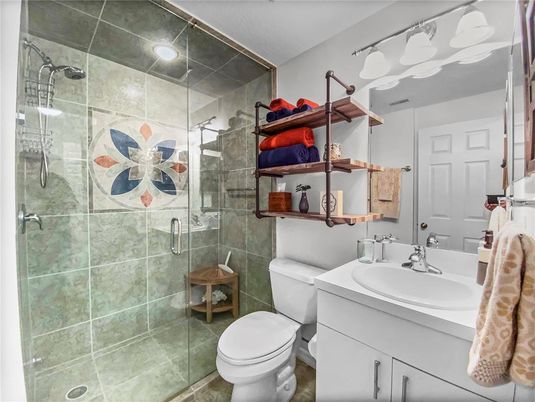 Bathroom, Glass Shower, Interior