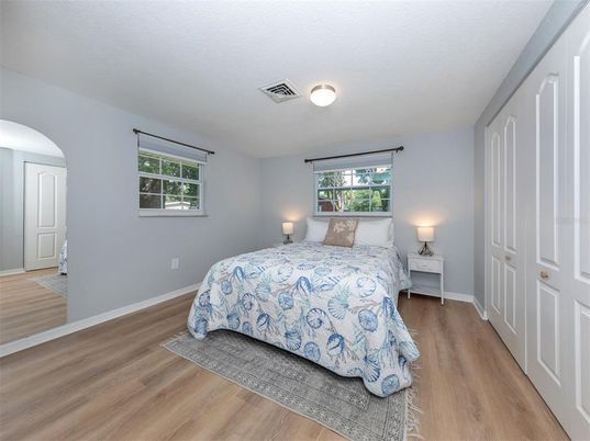 Bedroom, Interior, Wood Texture Flooring