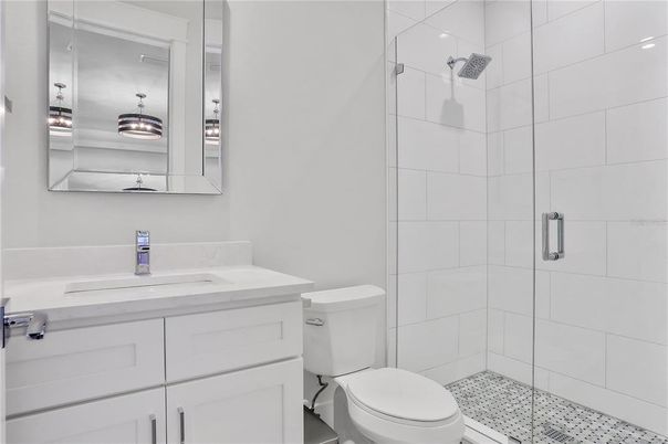 Bathroom, Glass Shower, Interior