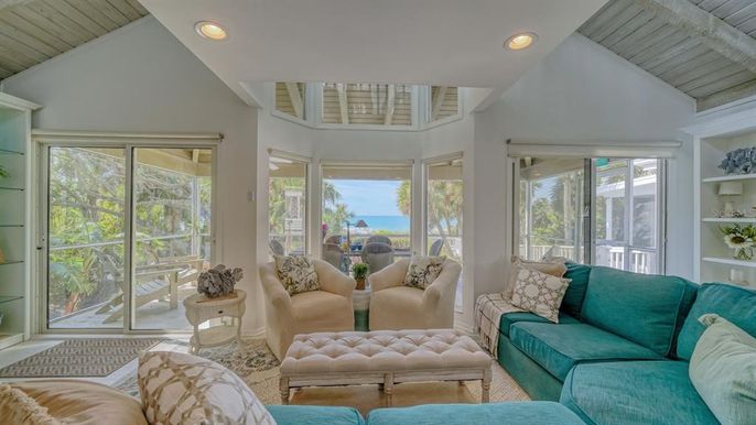 Interior, Living room, Recessed Lighting