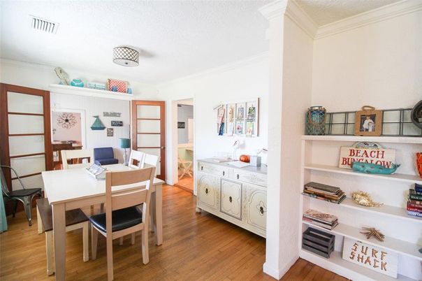 Interior, Wood Texture Flooring, Home Office