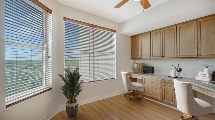 Home Office, Interior, Wood Texture Flooring