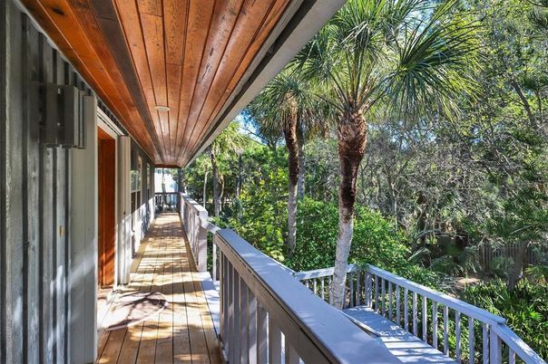 Exterior, Wood Texture Flooring