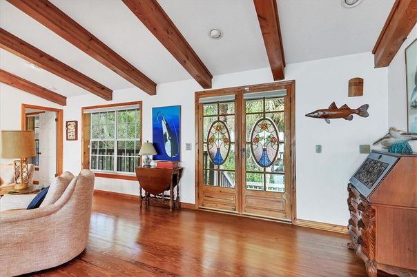 Interior, Wooden Beams, Wood Texture Flooring