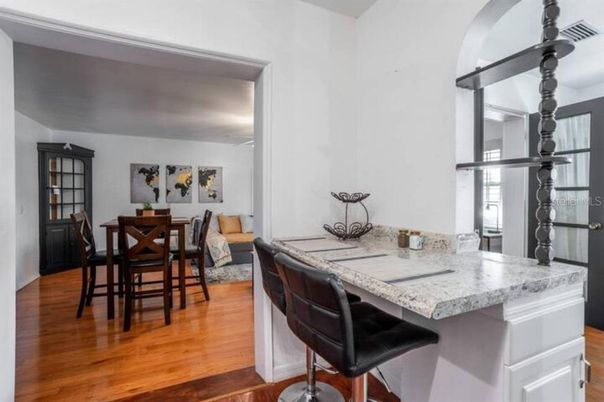 Dining room, Interior, Wood Texture Flooring