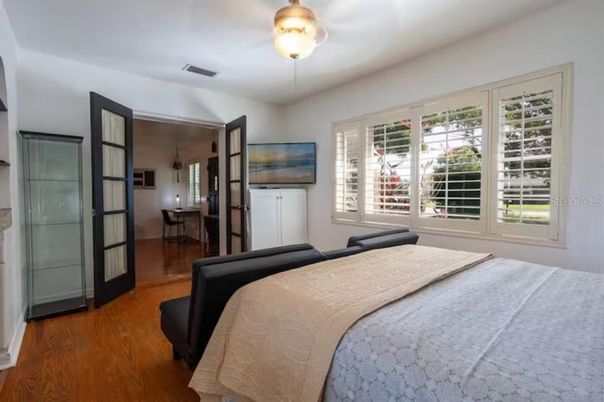 Bedroom, Interior, Wood Texture Flooring
