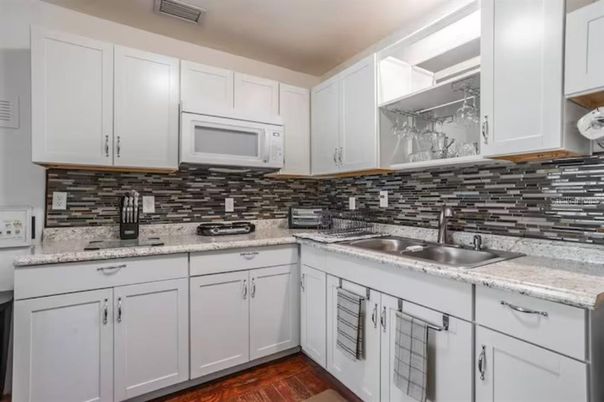 Interior, Kitchen, Wood Texture Flooring