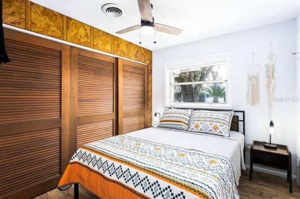 Bedroom, Interior, Wood Texture Flooring