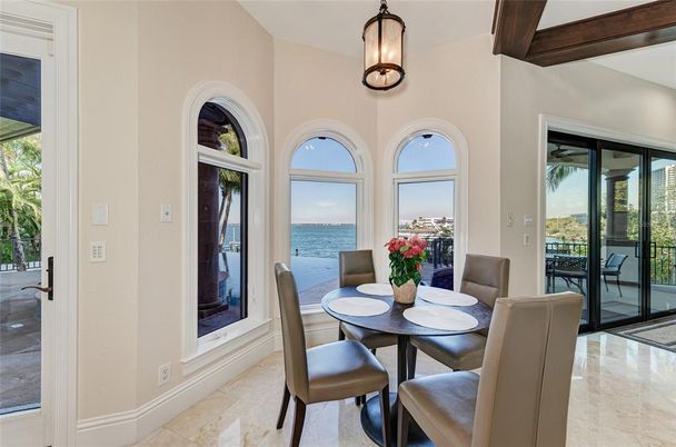 Dining room, Interior, Water
