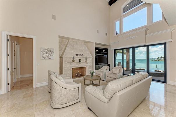Fireplace, Interior, Living room, Water