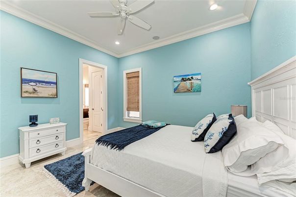 Bedroom, Interior, Recessed Lighting