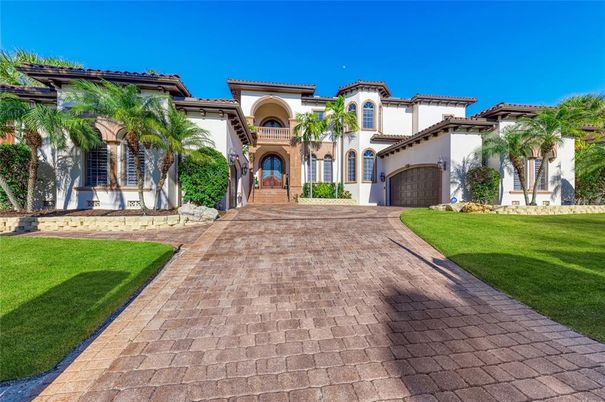 Attached, Backyard, Exterior, Facade, Mediterranean