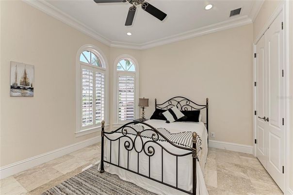 Bedroom, Interior, Recessed Lighting