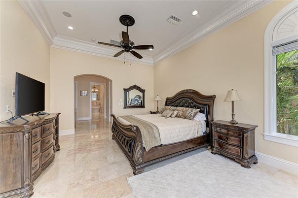 Bedroom, Interior, Recessed Lighting